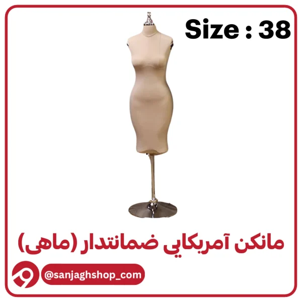 مانکن آمریکایی کرم سایز 38 (ماهی)